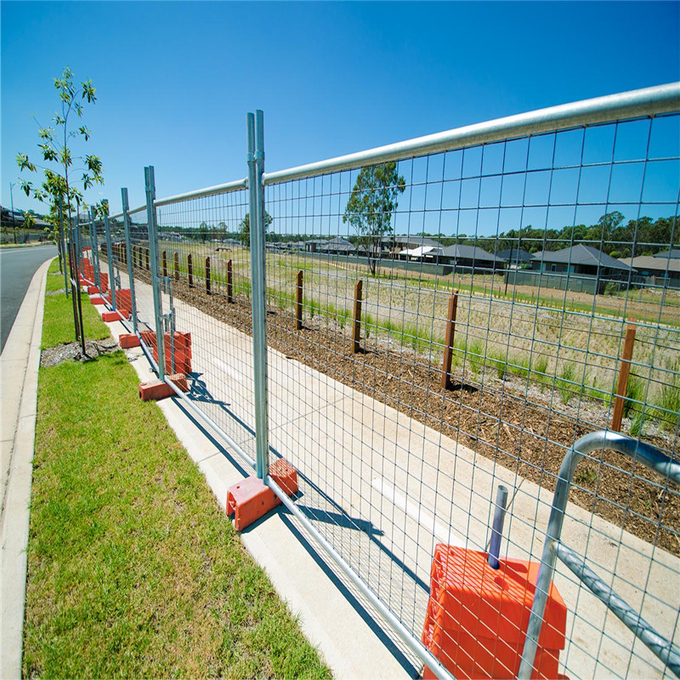 Entfernbarer Bau galvanisiertes vorübergehendes 1 Mesh Fence Panelss 3mm im Freien